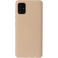 Coque Samsung Galaxy A51 - Soft Touch rose pâle