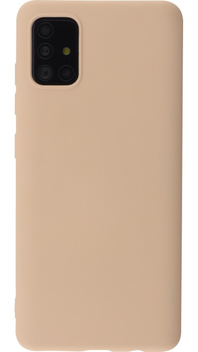 Coque Samsung Galaxy A52 - Soft Touch rose pâle