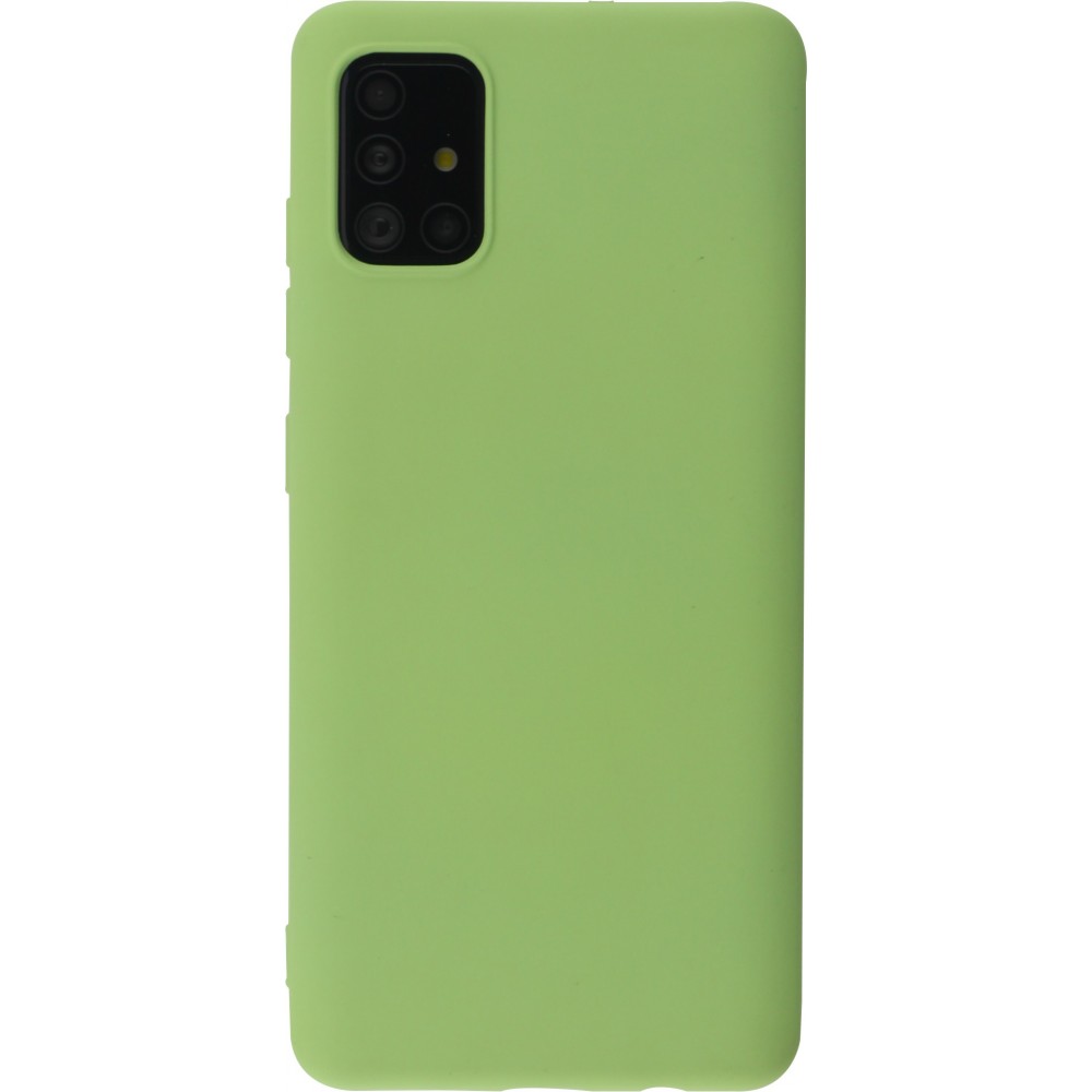 Coque Samsung Galaxy A52 - Soft Touch vert clair