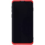 Hülle Samsung Galaxy S10 - 360° Full Body schwarz - Rot
