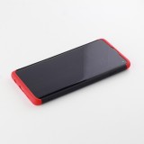 Coque Samsung Galaxy S10 - 360° Full Body noir - Rouge