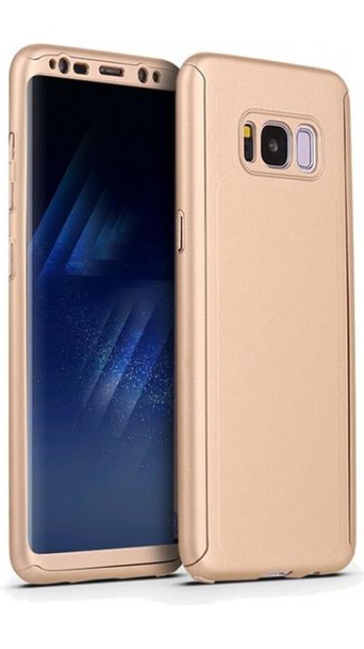 Hülle Samsung Galaxy S10 - 360° Full Body - Gold