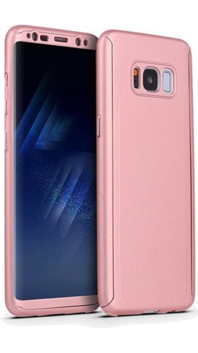 Hülle Samsung Galaxy S10+ - 360° Full Body gold - Rosa