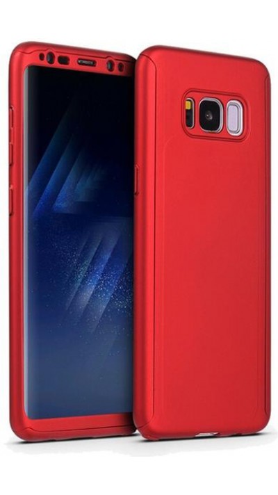 Hülle Samsung Galaxy S10 - 360° Full Body - Rot
