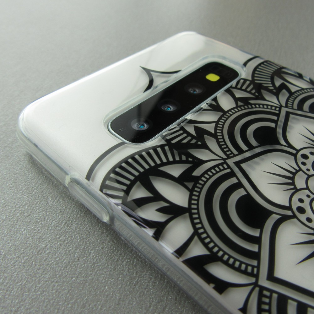 Coque Samsung Galaxy S10 - Clear Oriental Mandala