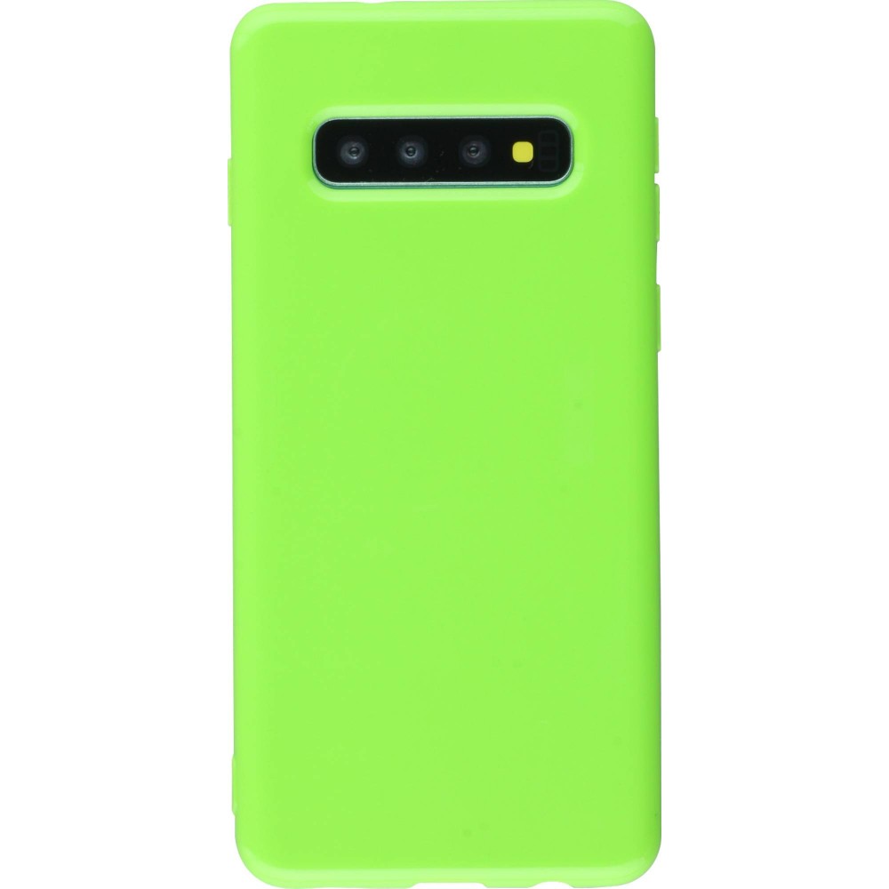 Hülle Samsung Galaxy S10+ - Gummi grün