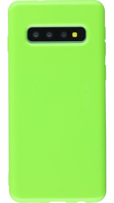 Coque Samsung Galaxy S10+ - Gel - Vert