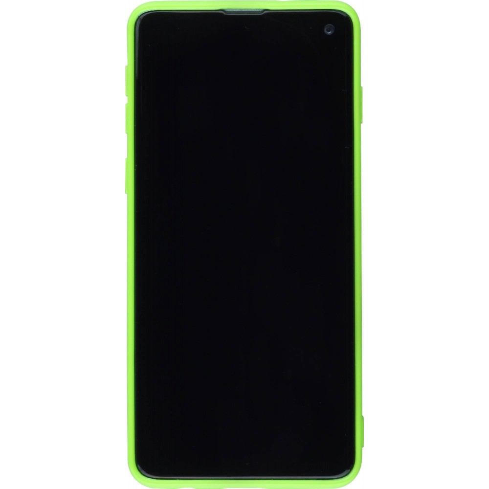 Hülle Samsung Galaxy S10+ - Gummi grün