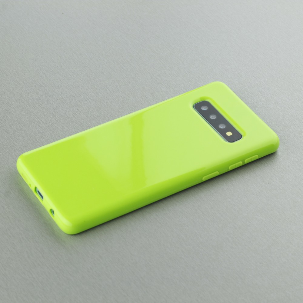Hülle Samsung Galaxy S10+ - Gummi grün