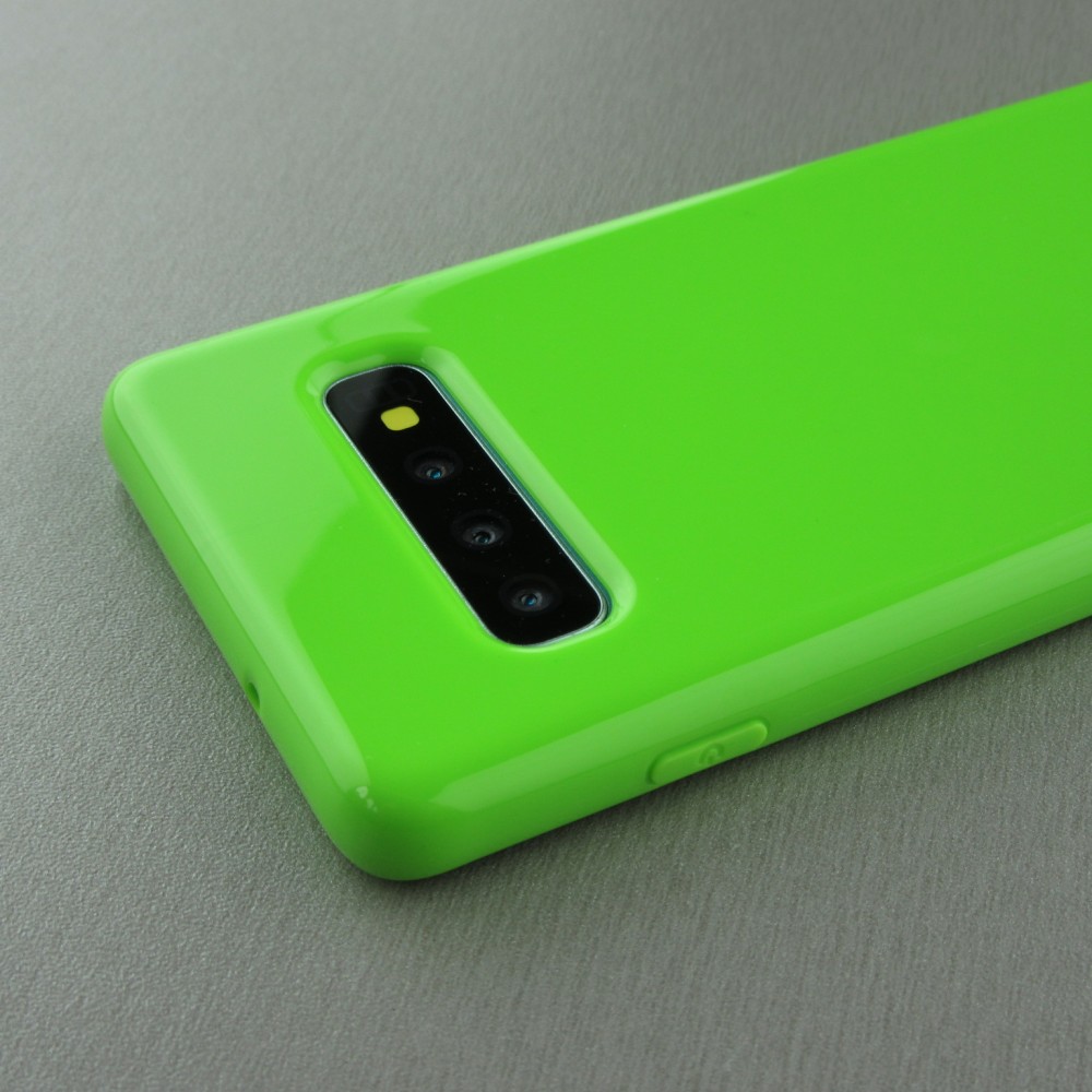 Hülle Samsung Galaxy S10+ - Gummi grün