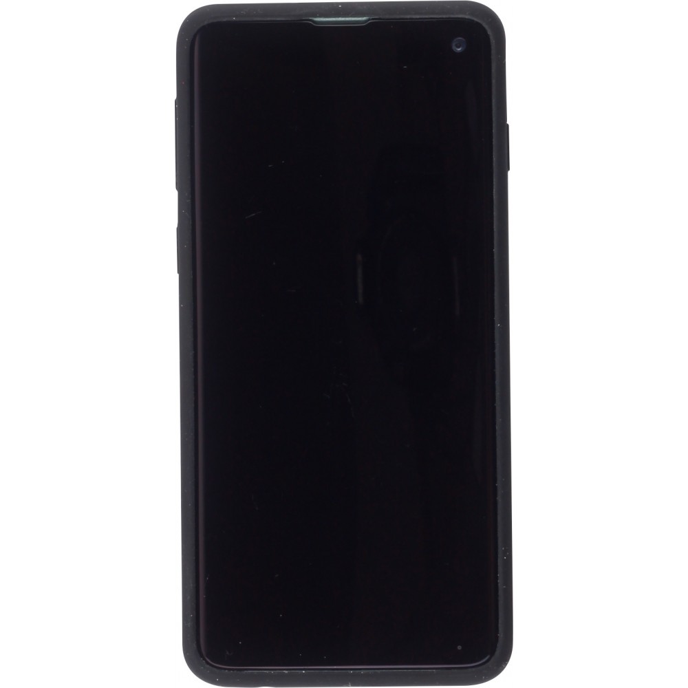 Hülle Samsung Galaxy S10 - Silicone Mat - Schwarz