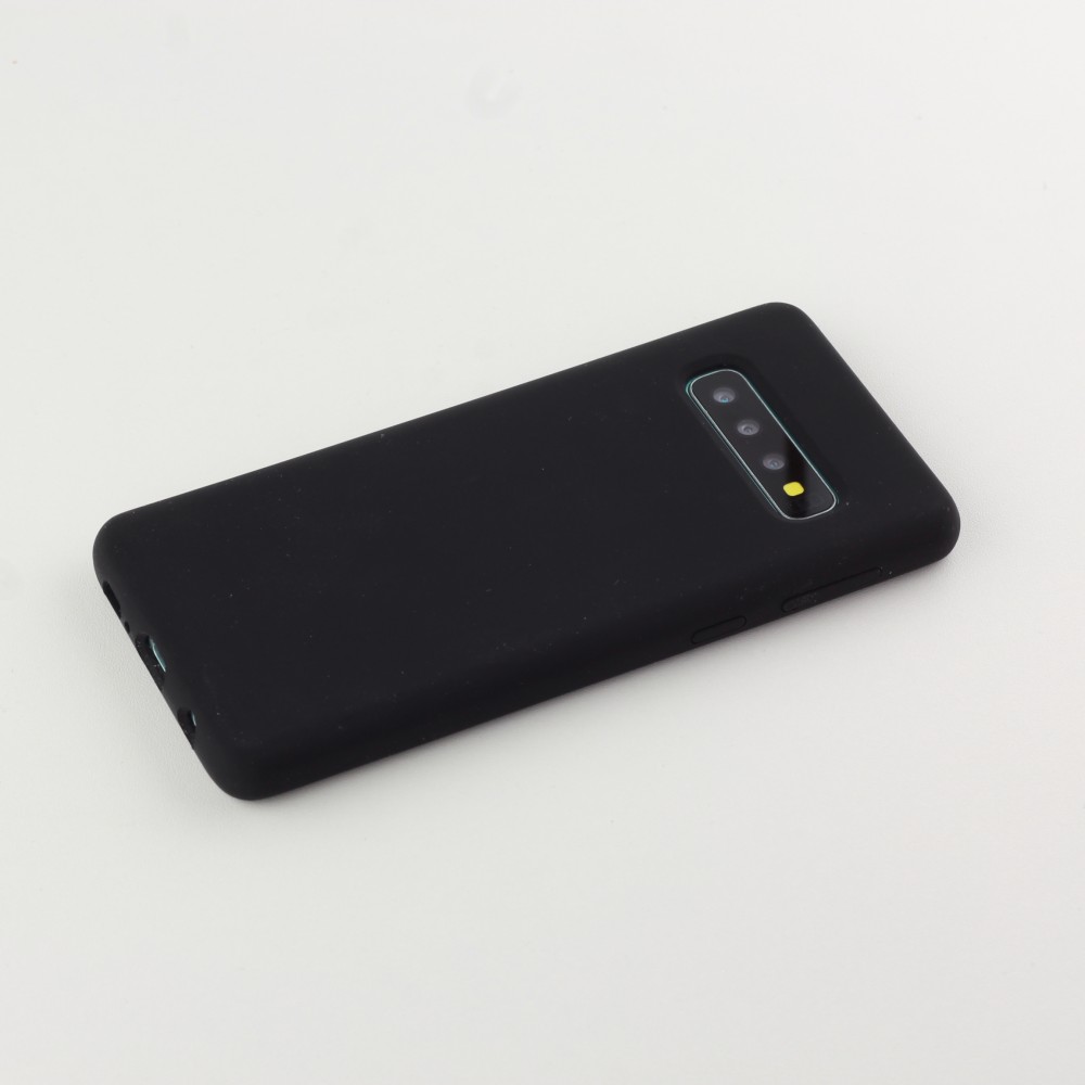 Coque Samsung Galaxy S10 - Silicone Mat - Noir