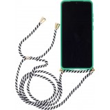 Coque Samsung Galaxy S20+ - Bio Eco-Friendly nature avec cordon collier - Turquoise