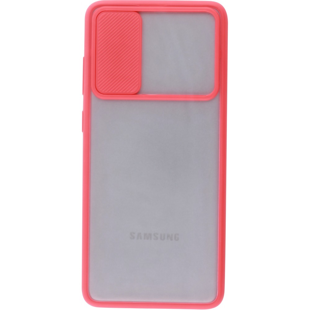 Coque Samsung Galaxy S20+ - Caméra Clapet Blur - Rouge