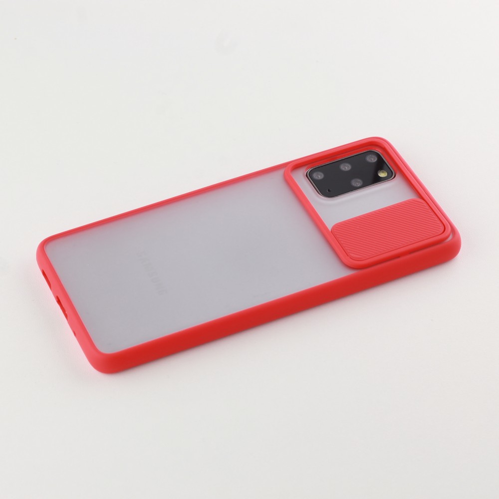 Coque Samsung Galaxy S20+ - Caméra Clapet Blur - Rouge