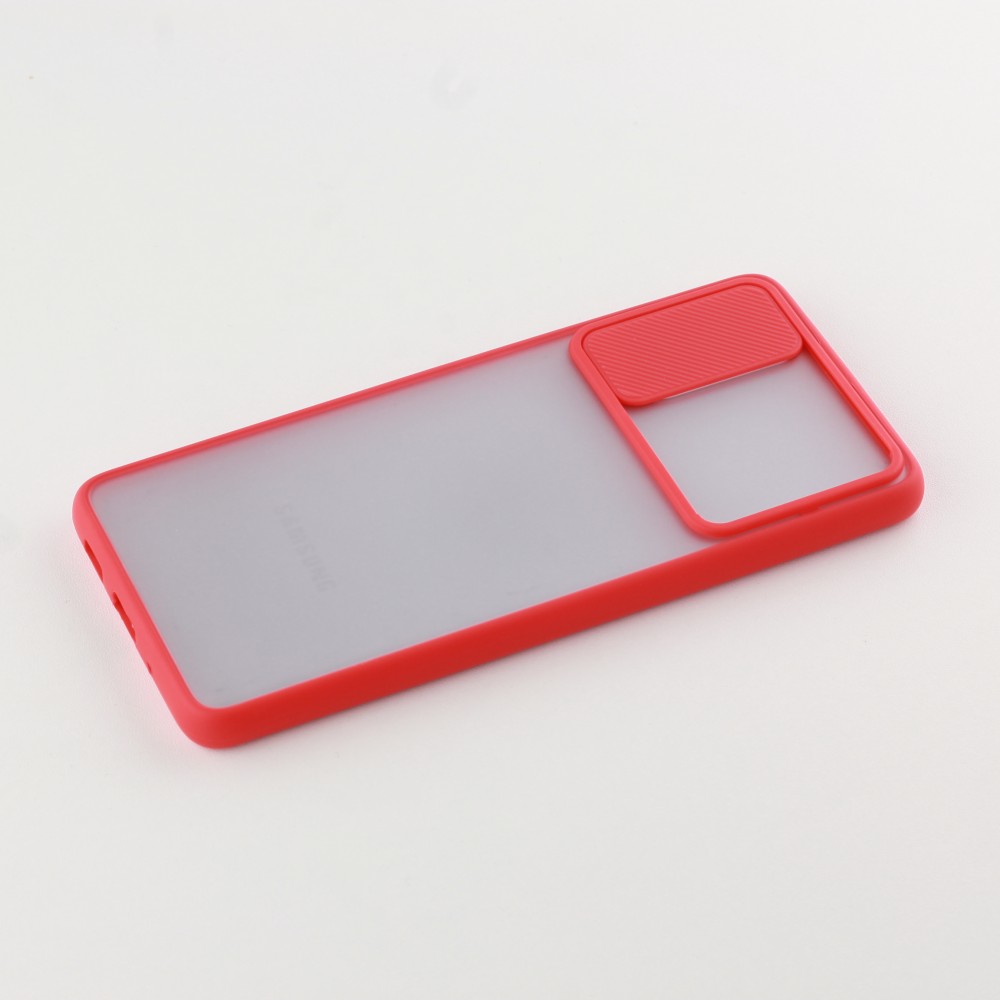 Coque Samsung Galaxy S20+ - Caméra Clapet Blur - Rouge