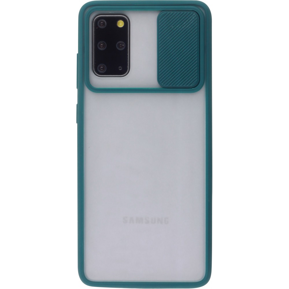Coque Samsung Galaxy S20+ - Caméra Clapet Blur - Vert
