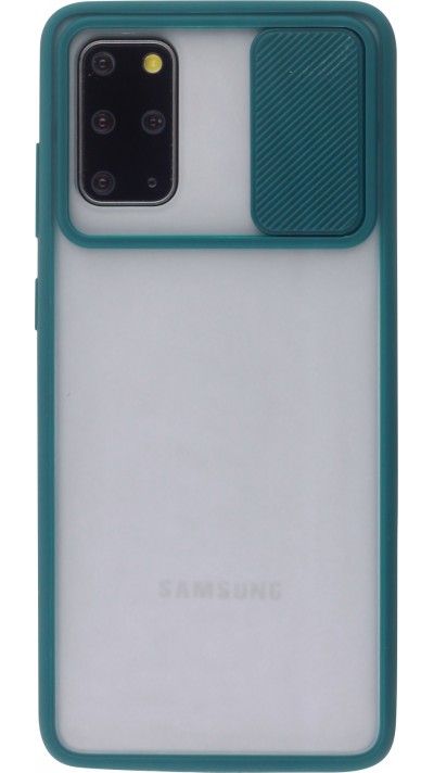 Coque Samsung Galaxy S20+ - Caméra Clapet Blur - Vert