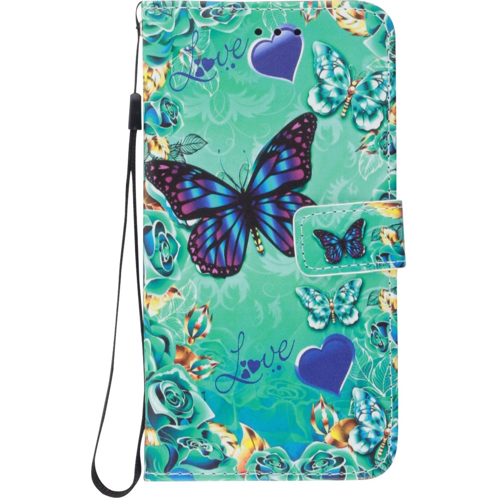 Coque Samsung Galaxy S20+ - Flip Papillon Love