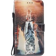 Coque Samsung Galaxy S20+ - Flip Chat Tiger