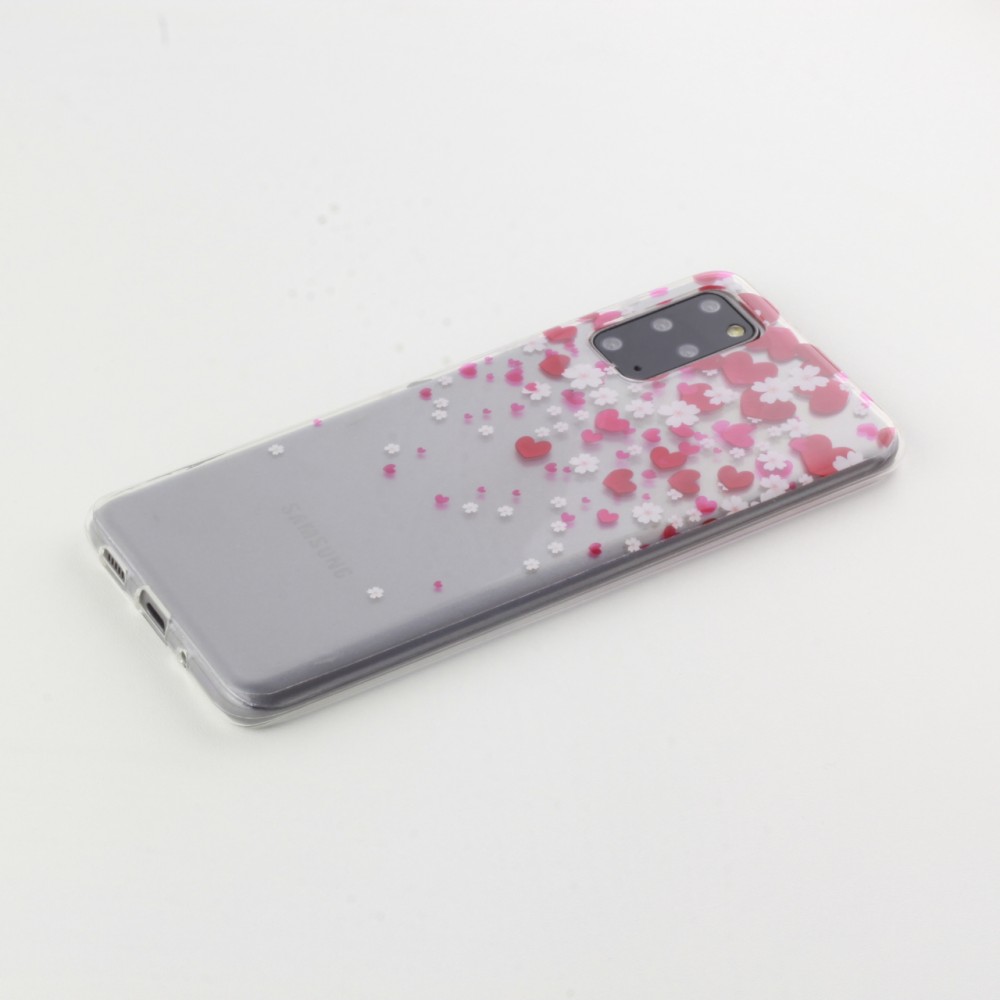 Coque Samsung Galaxy S20+ - Gel coeurs