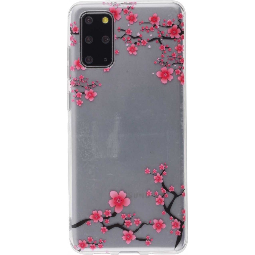 Hülle Samsung Galaxy S20+ - Gummi kleine Blumen