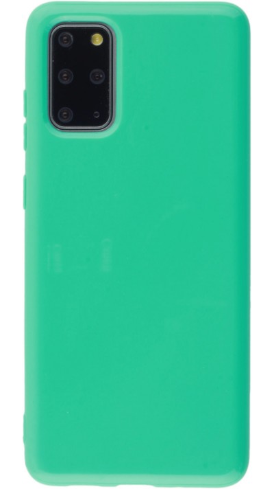 Hülle Samsung Galaxy S20+ - Gummi Grüne Minze