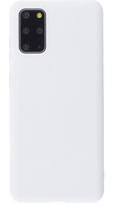 Coque Samsung Galaxy S20+ - Silicone Mat - Blanc