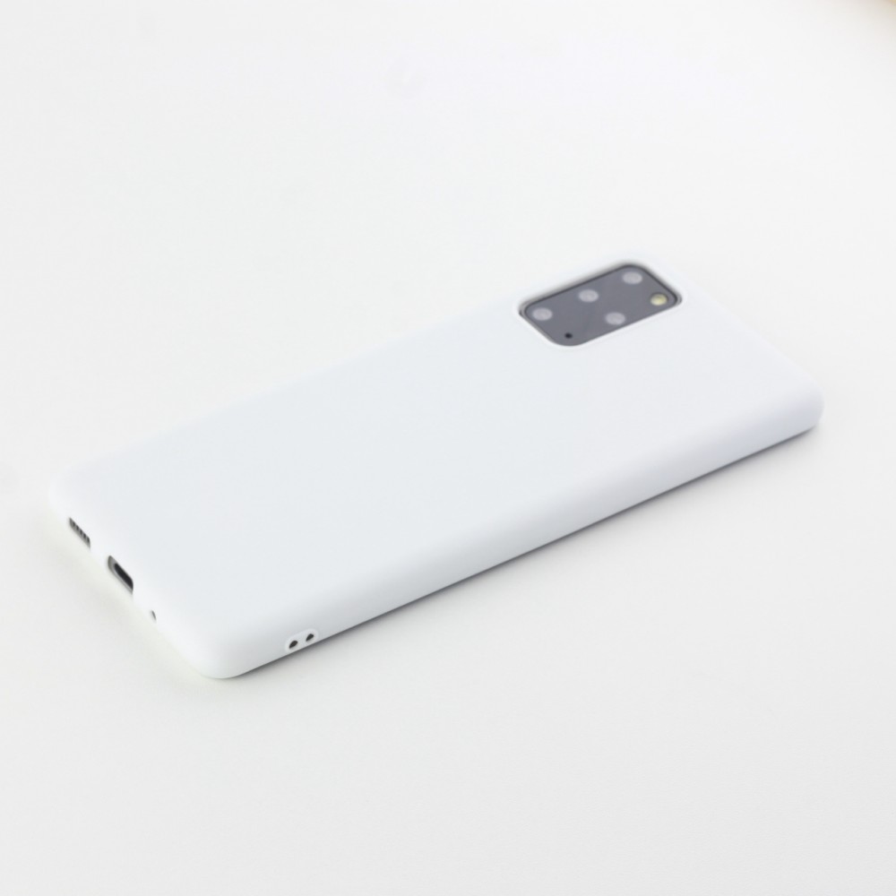 Coque Samsung Galaxy S20+ - Silicone Mat - Blanc