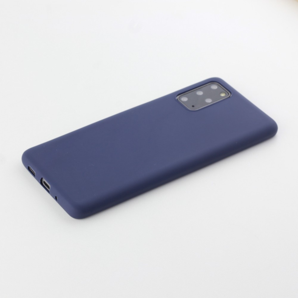 Coque Samsung Galaxy S20 - Silicone Mat - Bleu foncé