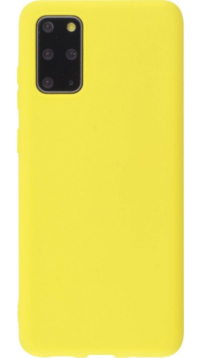 Coque Samsung Galaxy S20+ - Silicone Mat jaune