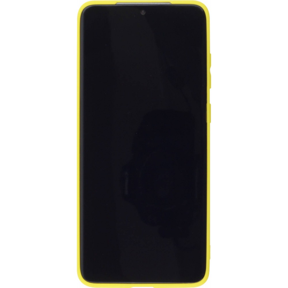 Coque Samsung Galaxy S20 - Silicone Mat jaune