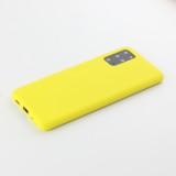 Hülle Samsung Galaxy S20+ - Silicone Mat - Gelb