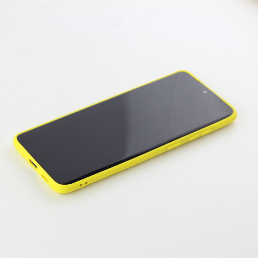 Coque Samsung Galaxy S20+ - Silicone Mat jaune