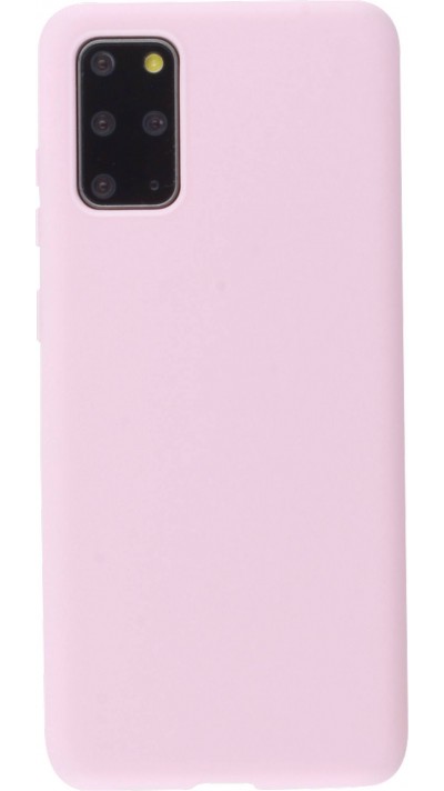 Hülle Samsung Galaxy S20+ - Silicone Mat hell- Rosa