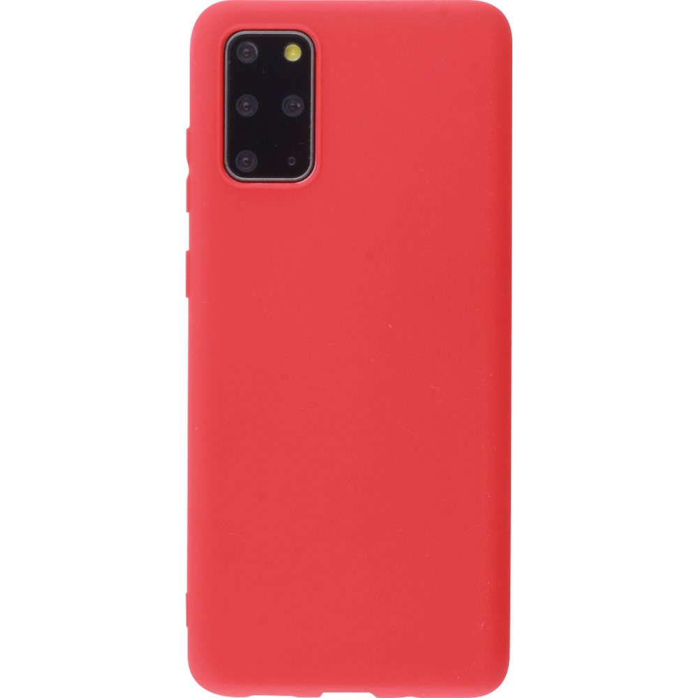 Hülle Samsung Galaxy S20+ - Silicone Mat - Rot