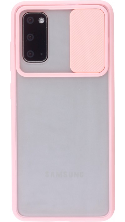 Coque Samsung Galaxy S20 - Caméra Clapet Blur - Rose