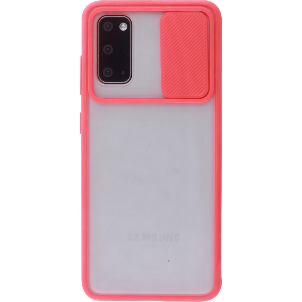 Hülle Samsung Galaxy S20 - Kamera Klappe Blur - Rot