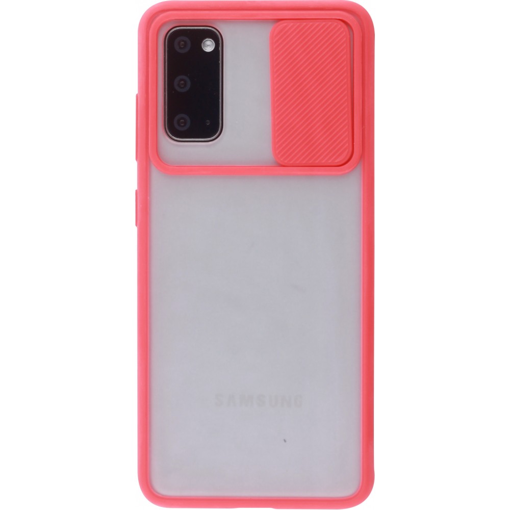 Coque Samsung Galaxy S20 - Caméra Clapet Blur - Rouge