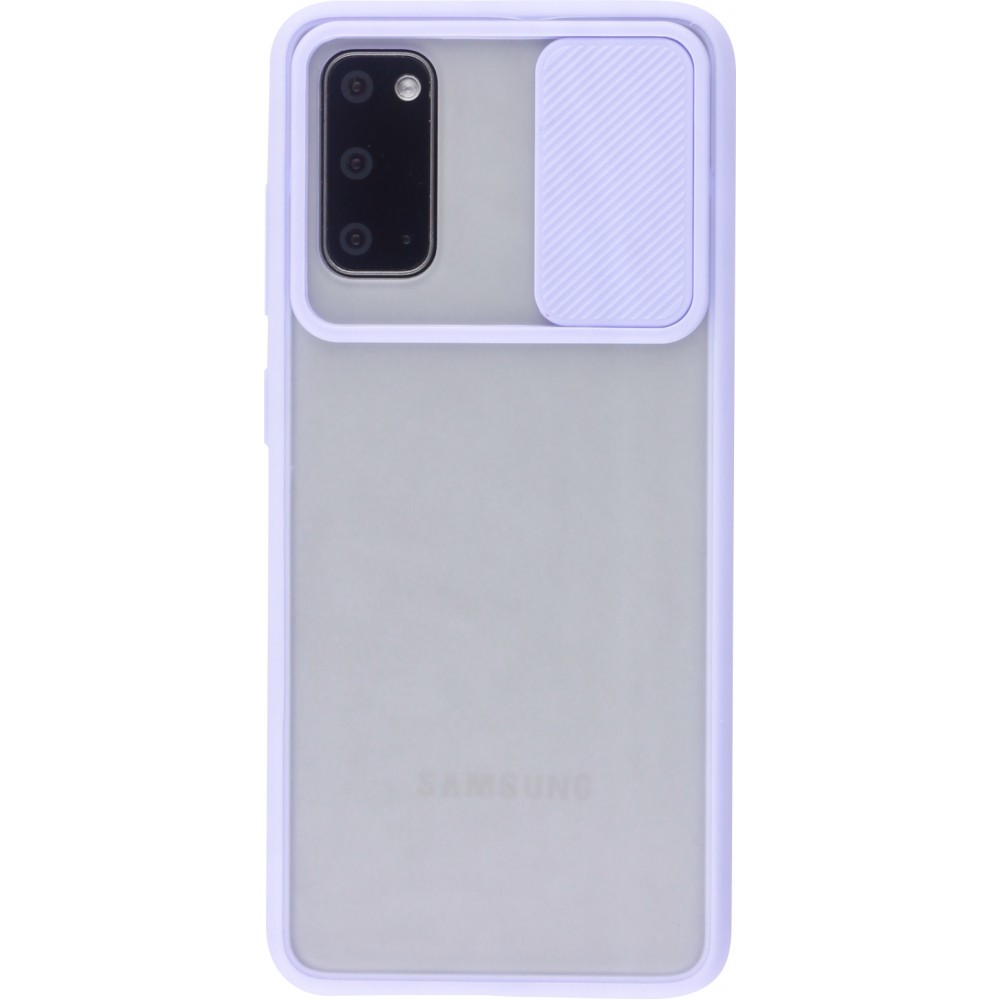 Coque Samsung Galaxy S20+ - Caméra Clapet Blur - Violet