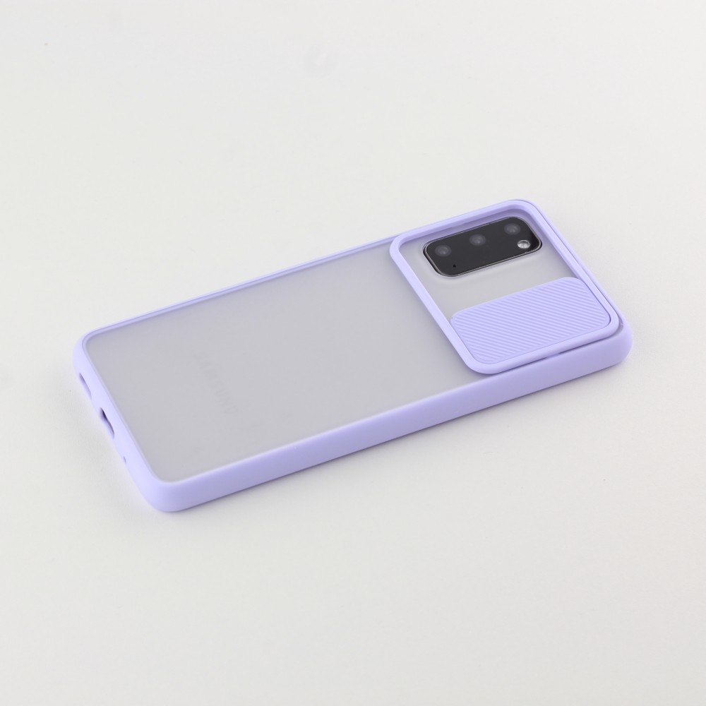 Coque Samsung Galaxy S20+ - Caméra Clapet Blur - Violet