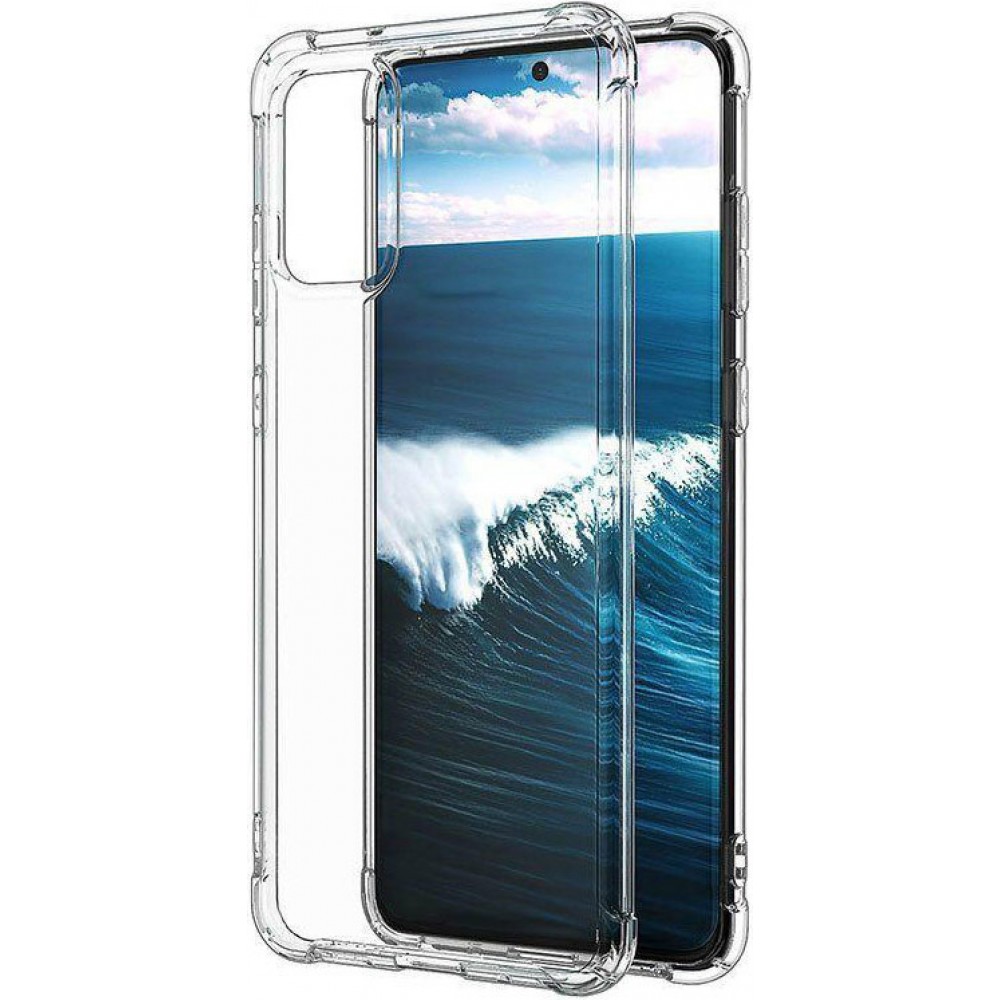 Hülle Samsung Galaxy S20+ - Gummi Transparent Gel Bumper mit extra Schutz für Ecken Antischock