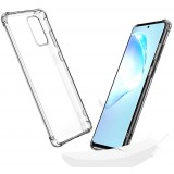 Hülle Samsung Galaxy S20+ - Gummi Transparent Gel Bumper mit extra Schutz für Ecken Antischock