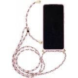 Hülle Samsung Galaxy S20 Ultra - Bio Eco-Friendly Vegan mit Handykette Necklace - Rosa