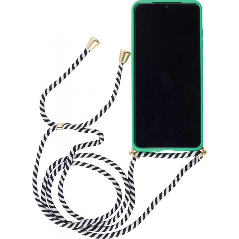 Hülle Samsung Galaxy S20 Ultra - Bio Eco-Friendly Vegan mit Handykette Necklace - Türkis