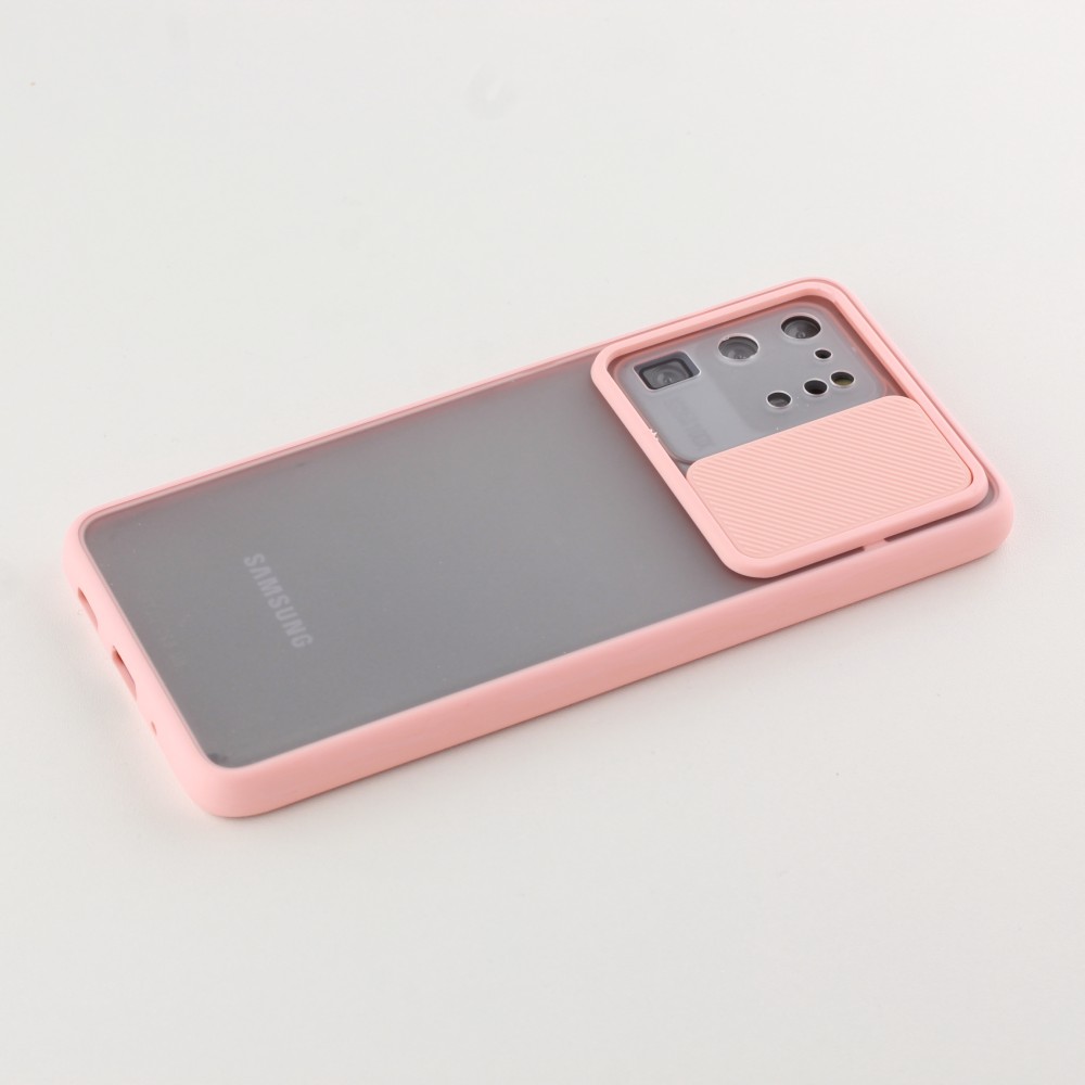 Coque Samsung Galaxy S20 Ultra - Caméra Clapet Blur - Rose