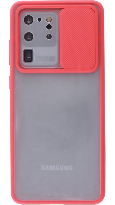 Coque Samsung Galaxy S20 Ultra - Caméra Clapet Blur - Rouge