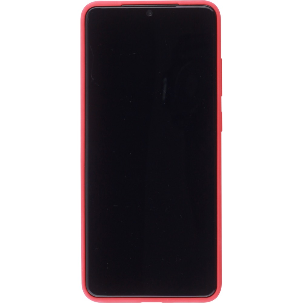 Hülle Samsung Galaxy S20 Ultra - Kamera Klappe Blur - Rot