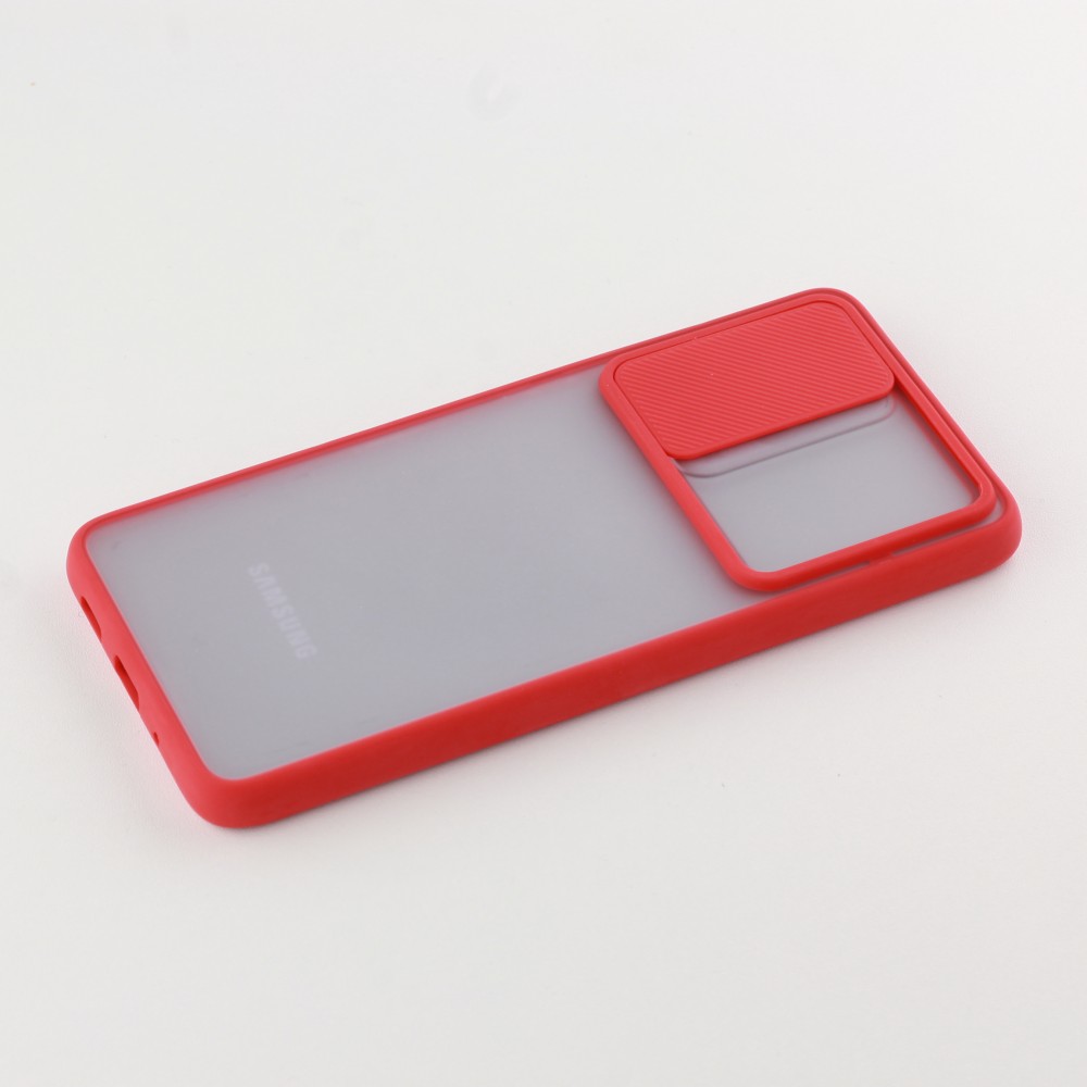 Hülle Samsung Galaxy S20 Ultra - Kamera Klappe Blur - Rot