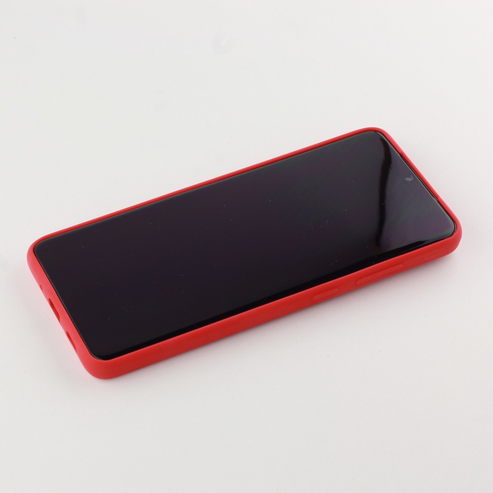 Hülle Samsung Galaxy S20 Ultra - Kamera Klappe Blur - Rot